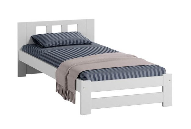 Bílá postel Terra 90 x 200 cm