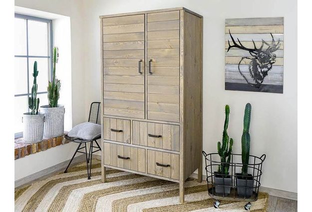 Dvoukřídlová skříň Tennessee 104 cm