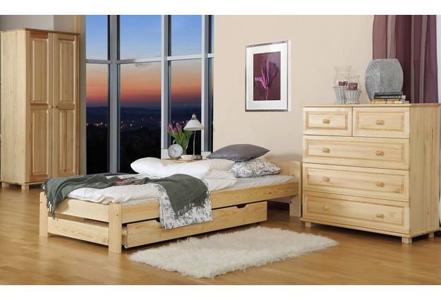 Postel NIKA 80 x 200 cm + sendvičová matrace + rošt