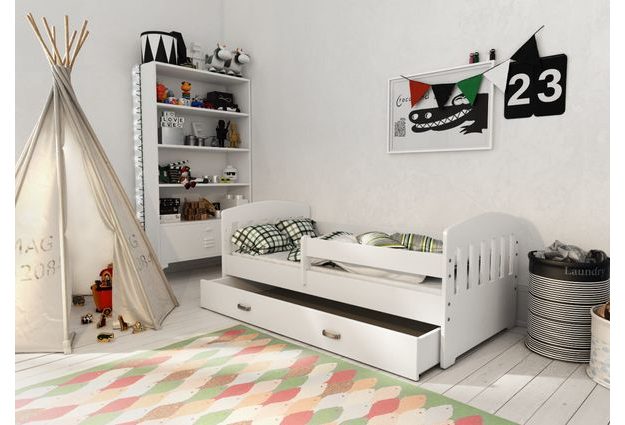 Set dětská postel Micky 6 80x160 cm + matrace + rošt