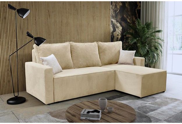 Praktická rohová sedací souprava ROCO