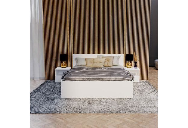 Postel Panama 180 x 200 cm s výklopným roštem a úložným prostorem