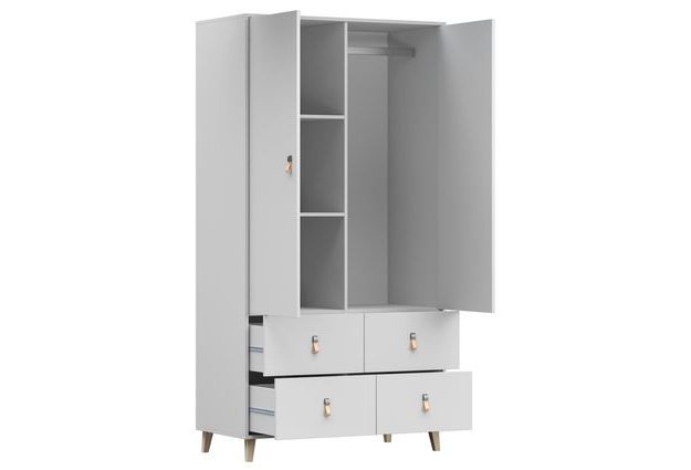 Šatní skříń Figo 4S2D 06