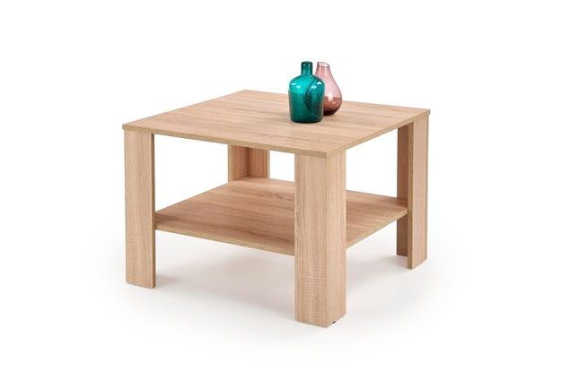 Konferenční stolek Kwadro, čtvercový, dub sonoma