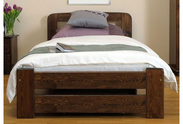 Posteľ LYDIA 90 x 200 cm - moření ořech