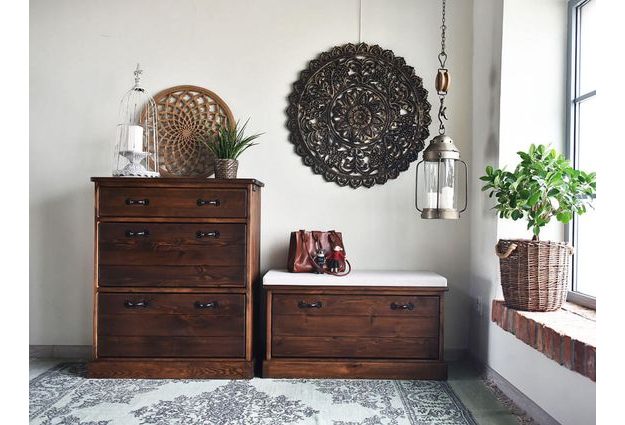 Skrinka na topánky Rustyk 1 - Předsíňový nábytek