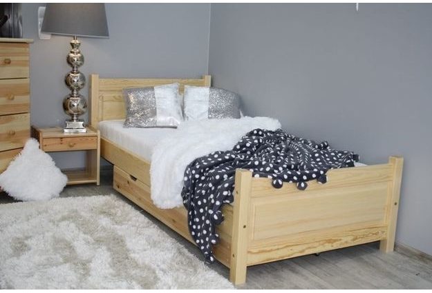 Postel LENA 80 x 200 cm + sendvičová matrace + rošt