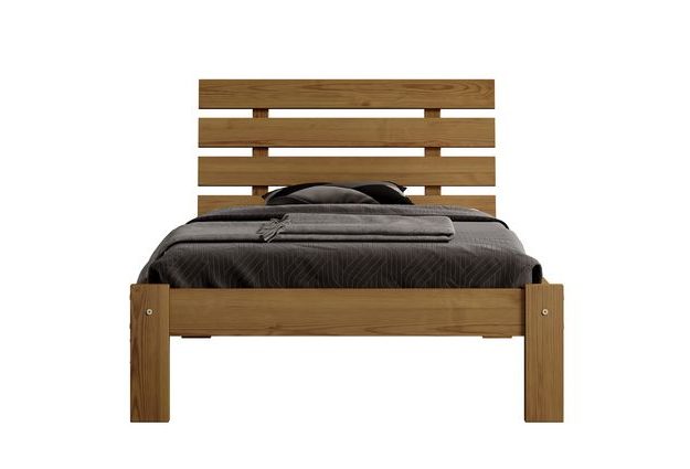 Borovicová postel Kali 90x200 cm