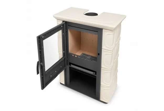 Kachlová kamna Flama Eldur cappuccino