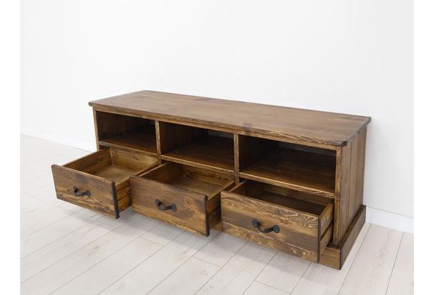 Masivní tv stolek Rustyk 1