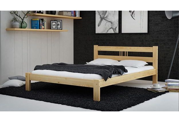 Borovicová postel Naya 120x200 cm