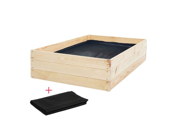 Vyvýšený záhon 120×120×30 cm – kompaktní a prostorný zároveň