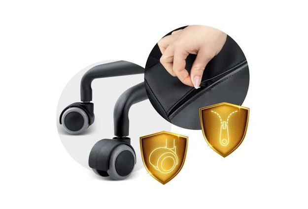 Kancelářská židle Verona – tichá kolečka a snímatelný potah s praktickým zipem