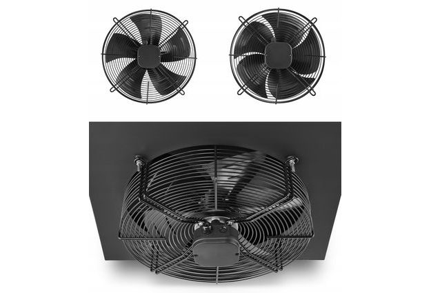 Dílenská kamna OKTAGON 45kW s ventilátorem a ovladačem