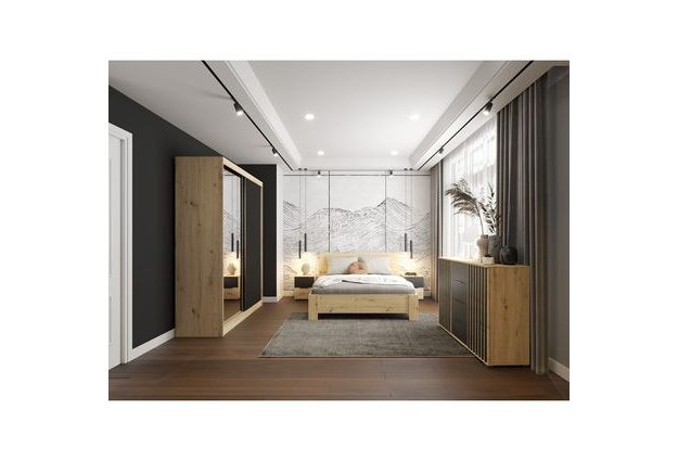 Šatní skříň Werona 2D 203 cm