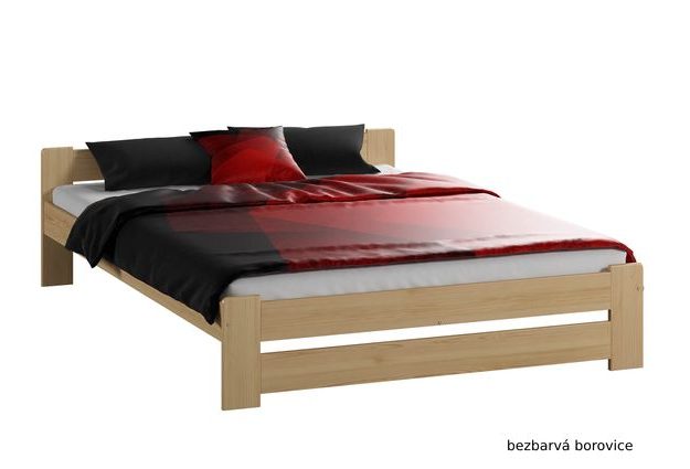 Postel NIKA 180 x 200 cm + sendvičová matrace + rošt