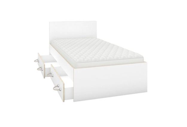 Postel Kosmo se šuplíkem 90 x 200 cm, rám z masivního dřeva + rošt v ceně