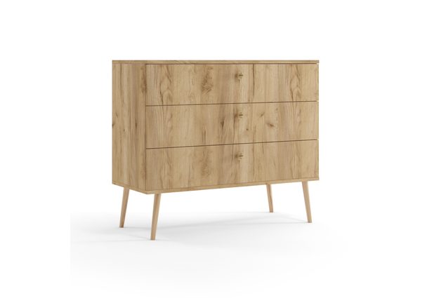 Ložnicová sestava komody + skříně s policemi + 2x noční stolek Boho