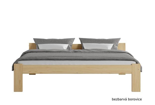 Masivní postel Naba 140 x 200 cm + matrace a rošt zdarma