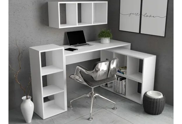 Regál Stivio 3P, matná bílá