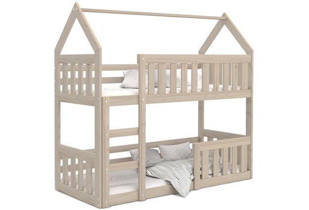 Dětská dvoupatrová postel Domek Mini 80x190 cm - perfektní místo pro odpočinek dětí