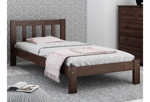 Borovicová postel Olivia 90x200 cm