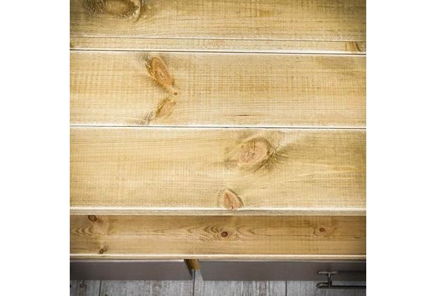 TV stolek Steel wood se dvěma šuplíky