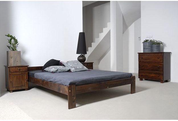 Posteľ CELINKA 120 x 200 cm - moření ořech