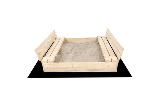 Dřevěné pískoviště Sunny 120 cm ze surového borovicového dřeva