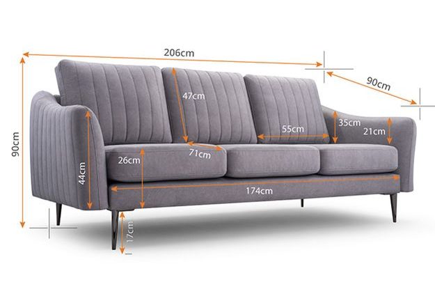 Designová pohovka Cori 3