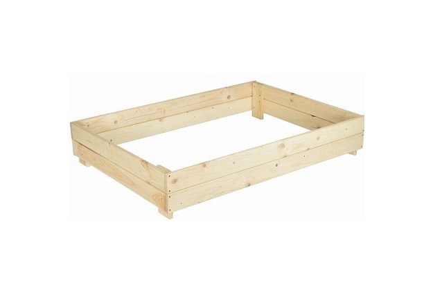 Vyvýšený zahradní záhon 120x120x20 cm – ideální pro pěstování zeleniny, bylinek i květin na omezeném prostoru