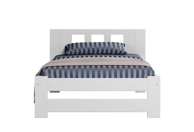 Bílá postel Terra 90 x 200 cm