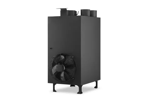 Dílenská kamna PN4 35kW s ventilátorem a ovladačem