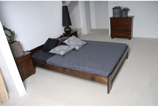 Posteľ CELINKA 120 x 200 cm - moření ořech