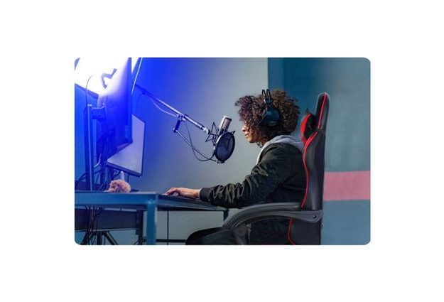 Herní židle Draknor s vysokým opěradlem