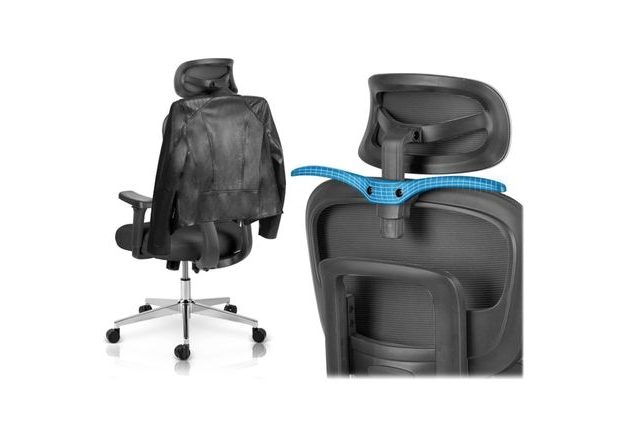 Kancelářská židle Talin Micro Mesh – ergonomická s nastavitelným opěradlem