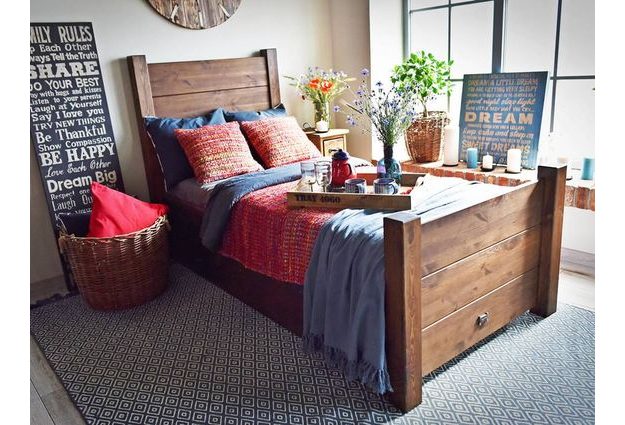 Posteľ Rustyk Dobromir 90 x 200 cm