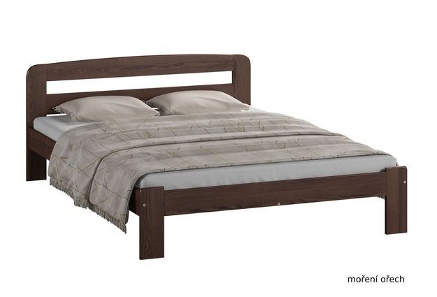 Masivní borovicová postel Sára 140 x 200 cm