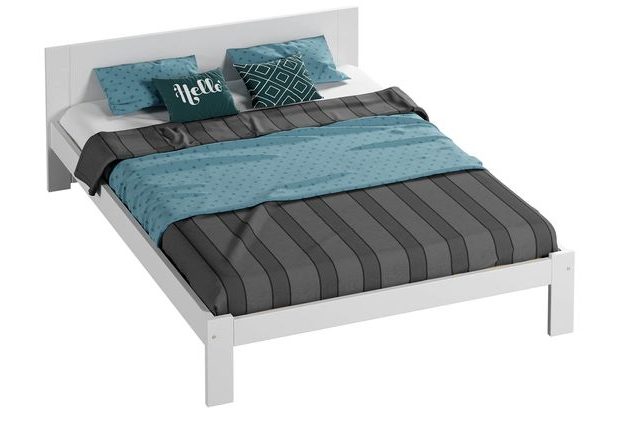 Bílá postel Serena 160 x 200 cm