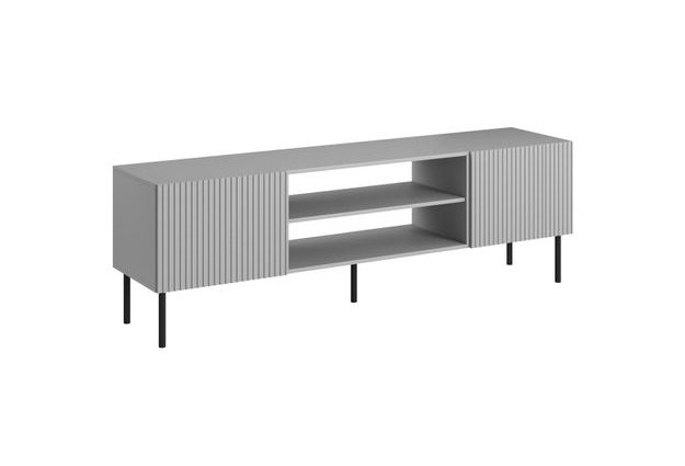 TV stolek Asensio 1, světle šedý/černý