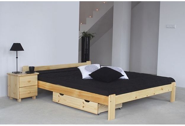 Posteľ CELINKA 140 x 200 cm - bezbarvý lak