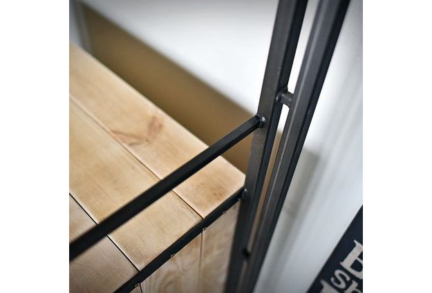 Regál s šuplíky Steel wood