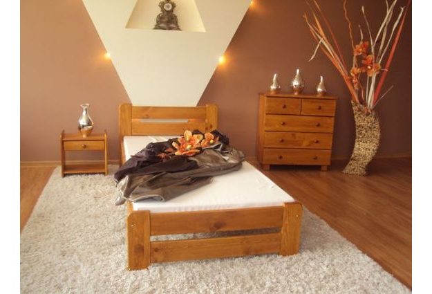 Posteľ EUREKA 80 x 200 cm - moření olše