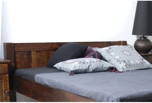 Posteľ WIKTORIA 160 x 200 cm - moření ořech