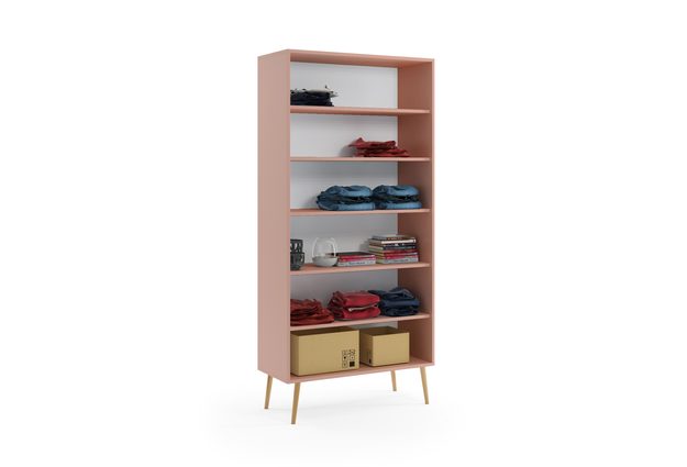 Ložnicová sestava komody + skříně s policemi + 2x noční stolek Boho