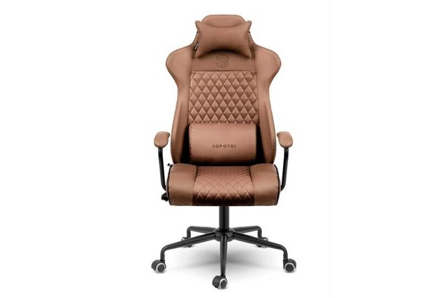 Kancelářská židle Verona – prošívané čalounění z ekokůže