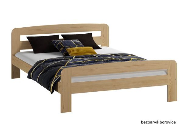 Dřevěná postel Klaudia 120 x 200 cm