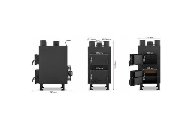 Dílenská kamna PN2 20kW s ventilátorem