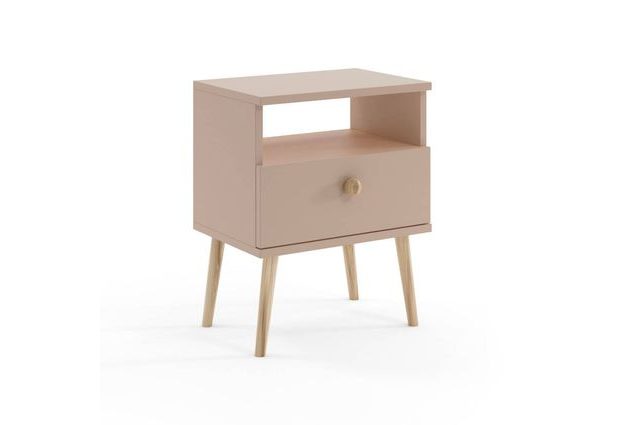 Ložnicová sestava komody + skříně s policemi + 2x noční stolek Boho