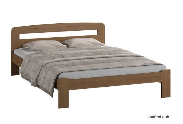 Masivní borovicová postel Sára 180 x 200 cm